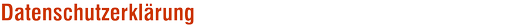 Datenschutzerklärung